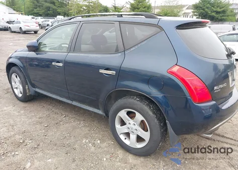 2004 Nissan Murano Sl z USA, uszkodzony, nr VIN JN8AZ08W74W334584